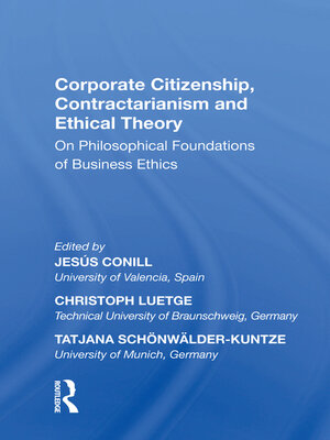cover image of Corporate Citizenship, Contractarianism and Ethical Theory